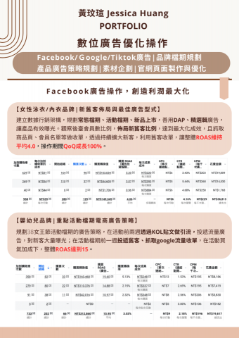 黃玟瑄 Jessica - 過往作品集p.1