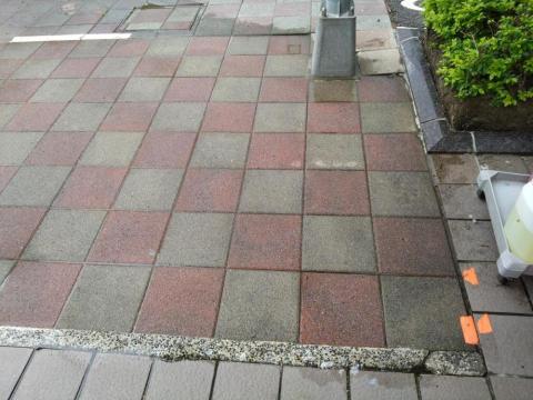 陳俊宏 - 社區人行道清潔後