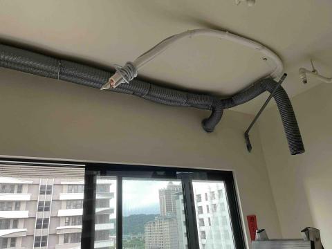 丞恩空調 - 冷氣銅管以及全熱交換器風管預放