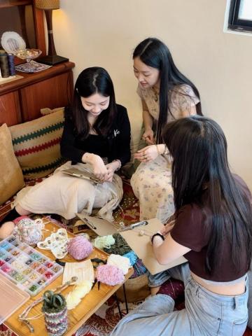 晨曦 - 水晶編織項鍊工作坊上課實錄（永和工作室）