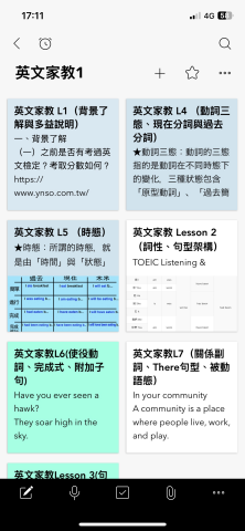 Ian Chen - 多益課程內容