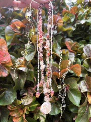 晨曦 - 水晶編織項鍊 - 老師作品範例