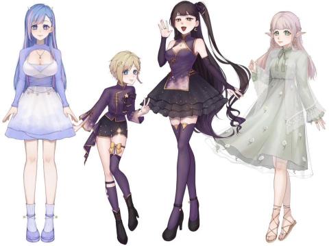 鐘子雅 - 人物立繪與服裝設計