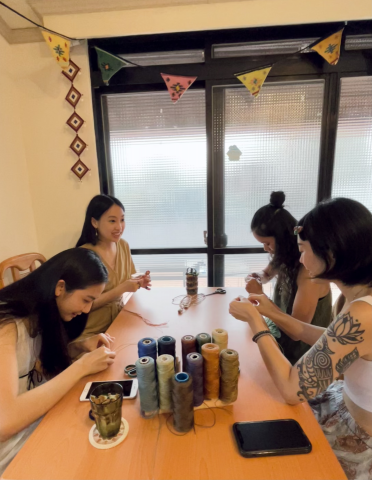 晨曦 - 水晶編織項鍊工作坊上課實錄（永和工作室）