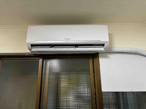 尚猛冷氣空調行 - 華菱冷氣無裝潢室內機安裝照