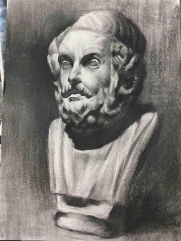 沈祐希 - 素描術科作品