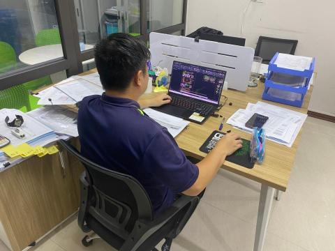 劉晏廷 - 打字、繪製土建設計圖