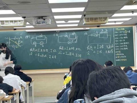 洪翊哲 - 補習班教學板書