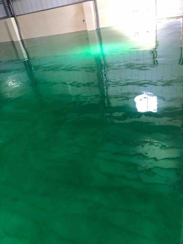 慶成企業社 - 工廠環氧樹脂地板鋪設