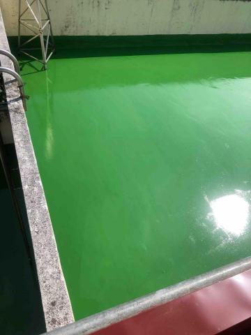 慶成企業社 - 屋頂PU防水層施工完成