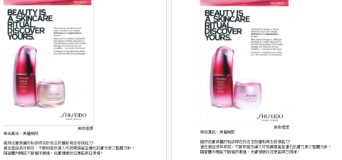 Rick Wang - 資生堂化妝品網站文案翻譯