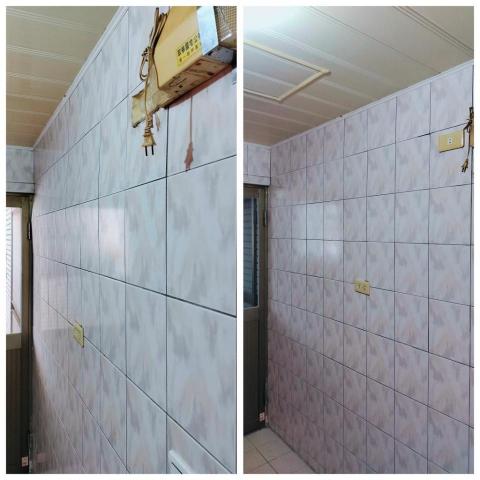 瀚元磁磚空心灌注/磁磚修復/隆起修復 - 施工前/施工後 瀚元磁磚空心灌注/磁磚修復/隆起修復 - 施工前/施工後