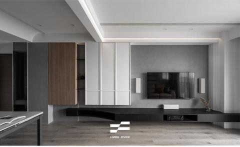 一鳴室所 室內設計工作室 - 電視牆收納展示設計 一鳴室所 室內設計工作室 - 電視牆收納展示設計