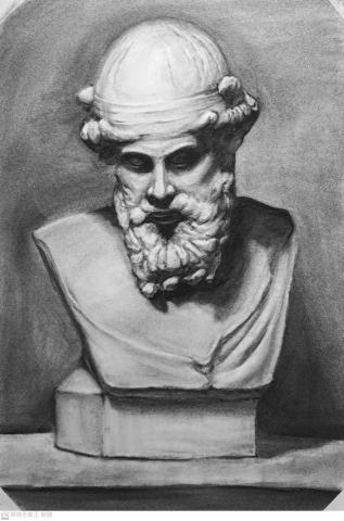 梵師 - 碳筆素描