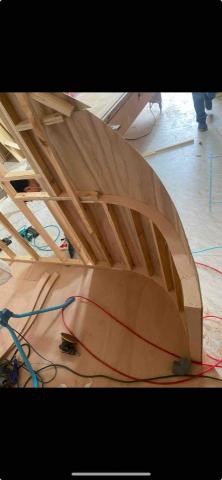 林纮諒 - 造型隔間牆施工過程