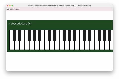 Yu Steven - 這是用 CSS 製作的鋼琴 ?，模擬實際鋼琴的鍵盤外觀，是學習前端技術的有趣成果，結合了 HTML 和 CSS 的應用，展示創意與技術的結合！