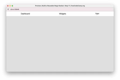 Yu Steven - 這是用 React 製作的可重用大型導航列範例，結合元件化設計理念，實現了簡潔且高效的頁面切換功能，包括 Dashboard、Widgets 和 Apps，展現了 React 的靈活性與高效開發能力。