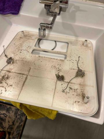 默默清潔 - 未清洗抽風機殼