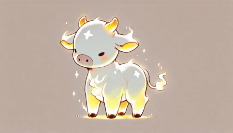 海靈 - 胖胖火精靈小牛