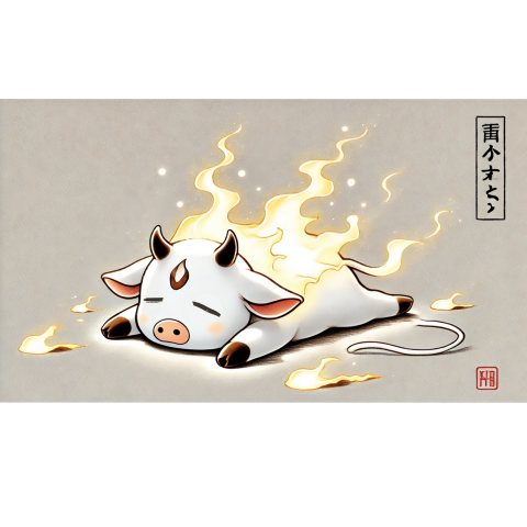 海靈 - 趴趴火精靈小牛