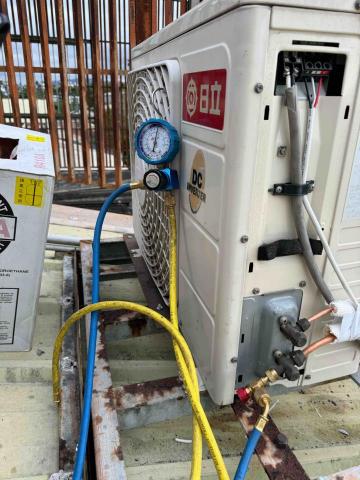 奇恩空調家電工程行 - 冷氣移機 抽真空冷媒檢查填充