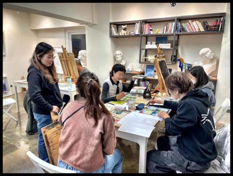 HMC art studio/琴韻畫室/西畫創作班 - 