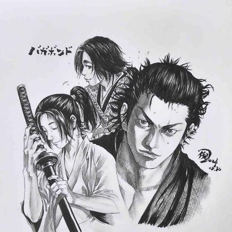 倪承濬 - 浪客行 插畫 