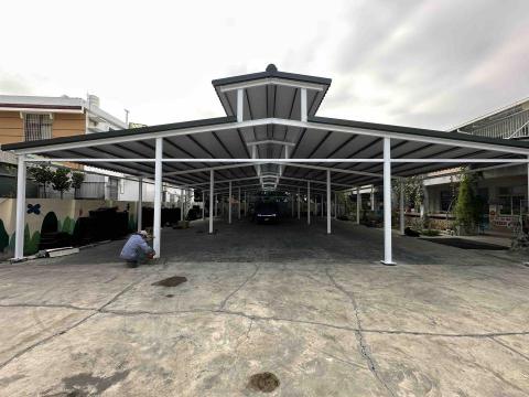 盛翔開發工程 - 日式雙層琉璃鋼瓦造型遮陽亭