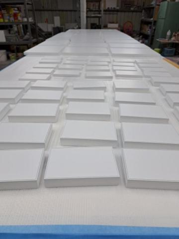 上野裝潢油漆 - 專櫃 內崁式烤漆板