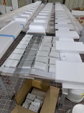 上野裝潢油漆 - 專櫃 內崁式烤漆板