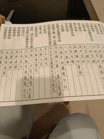 雨竹 - 手工佛經