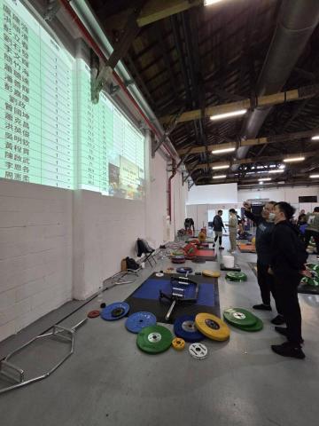 劉立荃 - 賽場準備