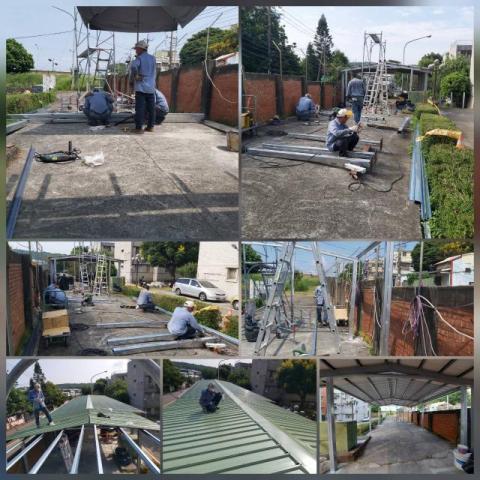 何美工程行 - 新設車棚