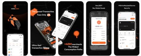 Josh Chen - KingCard-王者支付是一款結合區塊鏈虛擬貨幣及支付系統的APP，此項目以原生Swift開發，使用者可直接透過KingCard充值並購買信用卡，在KingCard上可以便捷的將你的虛擬貨幣轉化為現實生活的一切消費。