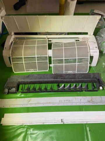 洗不停 - 分離式冷氣洗前