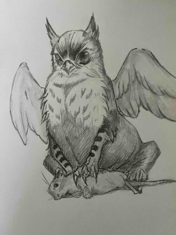 煙霧鏡 - 素描小獅鷲