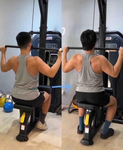 Ivy - 增肌階段，背肌持續增長，右邊肌群較為明顯