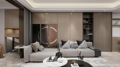 圓夢空間設計工作室 - 現代風牆板