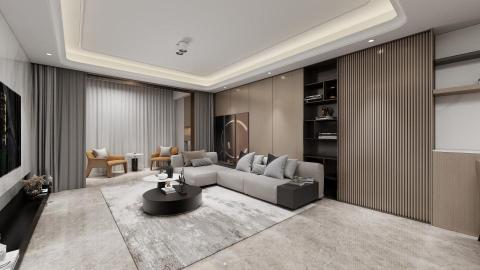 圓夢空間設計工作室 - 現代風天花板