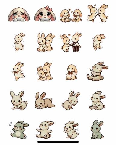 Sandrella - Line貼圖製作