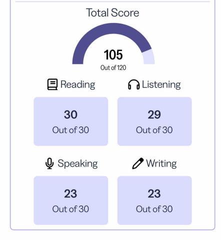 Jerry Xie - 鄭小姐在上了3個月後考出的成績