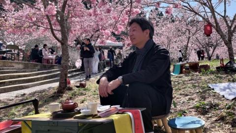 吳幸儒 - 台中市政府推廣台中好茶於福壽山司茶