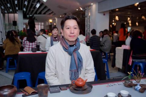 吳幸儒 - 台中公益茶會設席接待