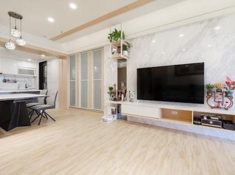 方橘室內設計（兆邦工程） - 開放式客餐廳