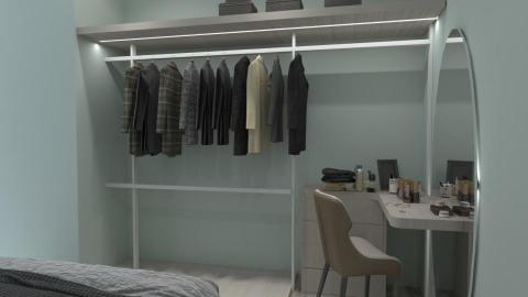 帝夫朗室內裝修設計工程有限公司 - 簡潔的金屬衣架