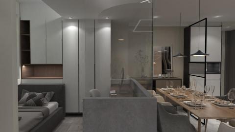 帝夫朗室內裝修設計工程有限公司 - 透明隔間的書房