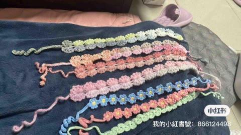 鄭憶珊 - 毛線鉤織（髮帶）