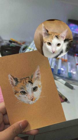 夜墨 - 寵物似顏繪