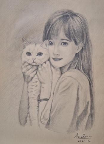 Austine Yang - 人像素描