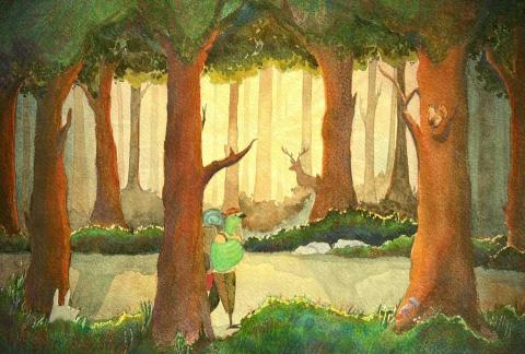 Migo插畫教室 - 水彩+色鉛筆手繪